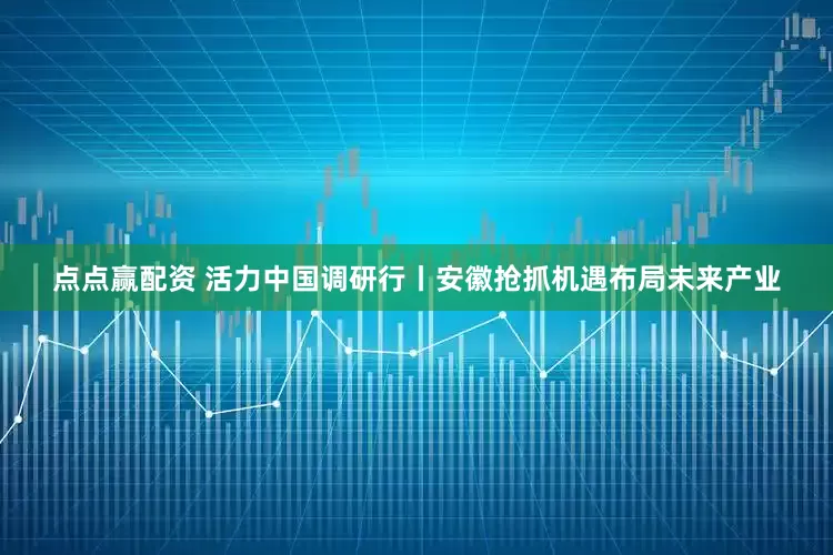 点点赢配资 活力中国调研行丨安徽抢抓机遇布局未来产业